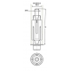 Douille expansible pour tube rond de 19 à 21,5 oeil de 10 mm