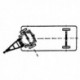 Remorques industrielles tractables 2500 x 1250 mm - 2000 kg - Roues:caoutchouc super-élastique