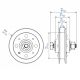 Galet acier Ø 82 mm pour montures ROC 1 A, ROC 2 A, SPORT 250 A