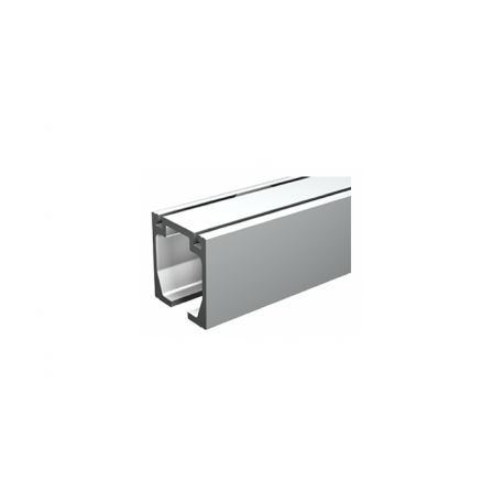 Rail aluminium de section 51,5 x 47,5 en barre de 5 m