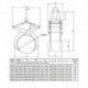 Pince pour levage et/ou pose en tranchées de tuyaux horizontaux TRACTEL TIS05 230-400 - Dépose automatique - CMU:500kg