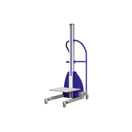 Gerbeur ergonomique semi-éléctrique - aluminium - CMU:70kg - hauteur de levée 1535 mm