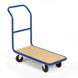 Chariot 1 dossier fixe tubulaire 250kg - Dim:(L) 895 x (l) 450