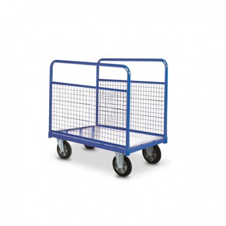 Chariot 2 ridelles grillagés amovibles 800kg - Dim:(L) 955 x (l) 560