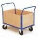 Chariots 4 côtés bois amovibles 350kg - Dim:(L) 1000 x (l) 660