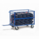 Chariot container tractable 500kg - Dim:(L) 1206 x (l) 756