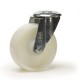Roulette pivotante, diamètre 50 fixation à trou central ( oeil ), polyamide, charge 50 Kg