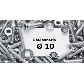 Boulonnerie Diamètre 10 mm